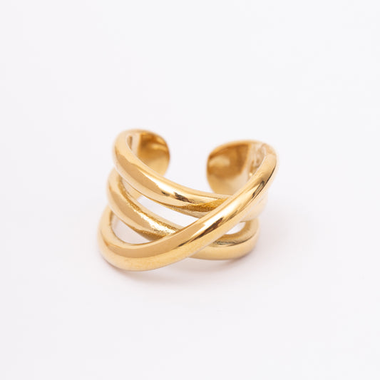 Bague Vintage en acier inoxydable