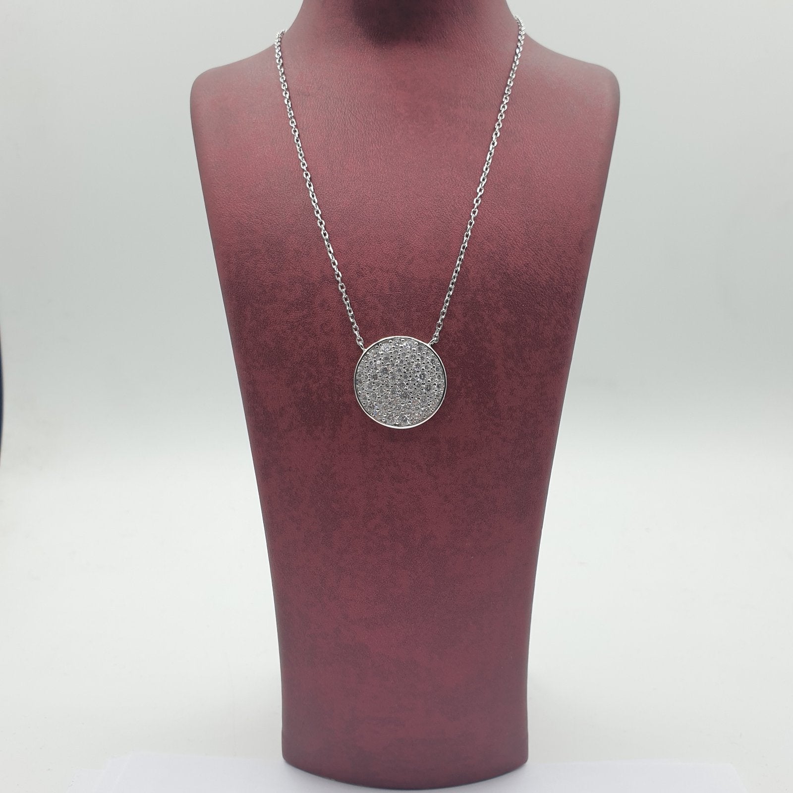 Collier argent Rhodié Garanti la ronde en pierre soldeargent - 40%