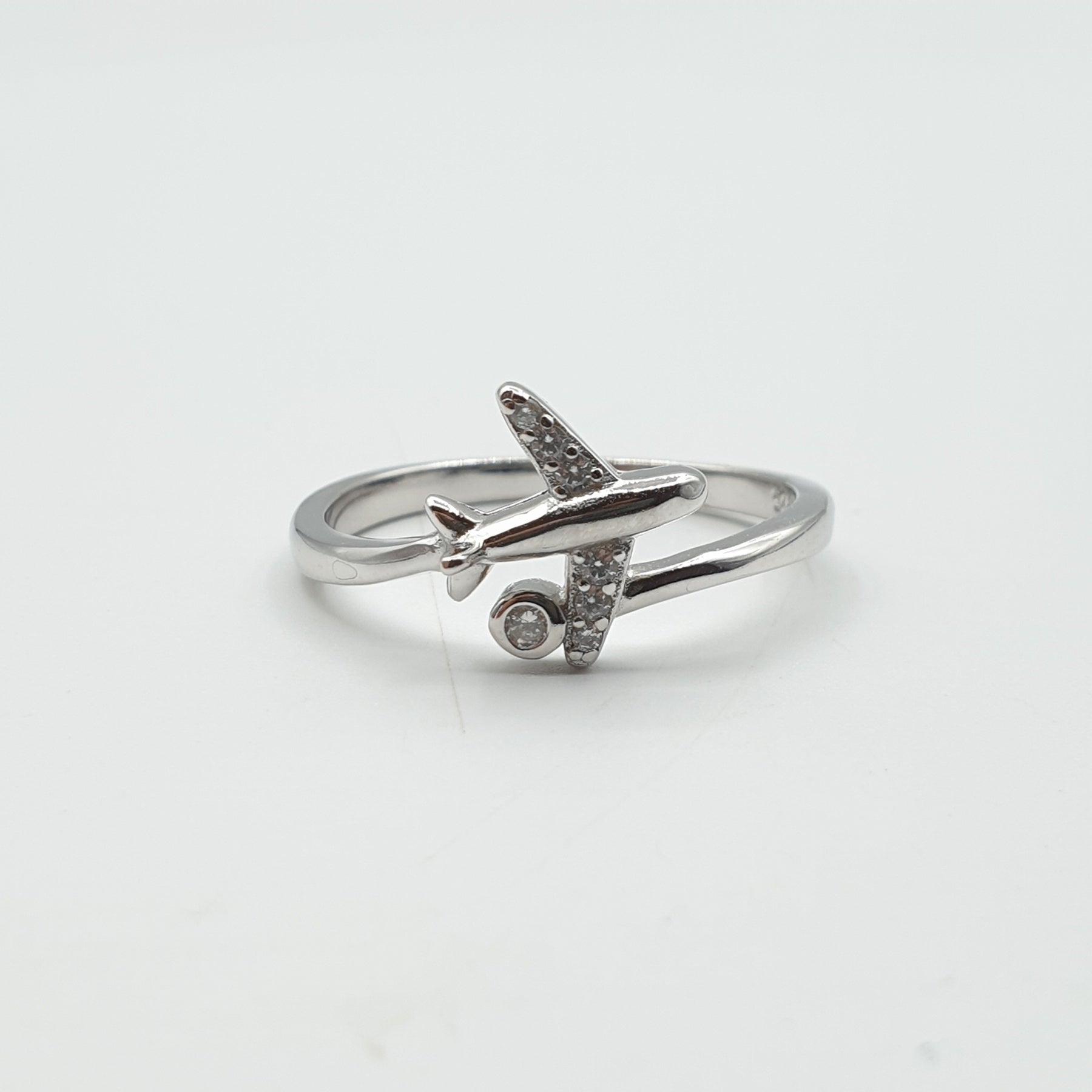 Bague Argent Rhodié Garanti the plane