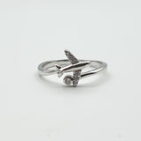 Bague Argent Rhodié Garanti the plane