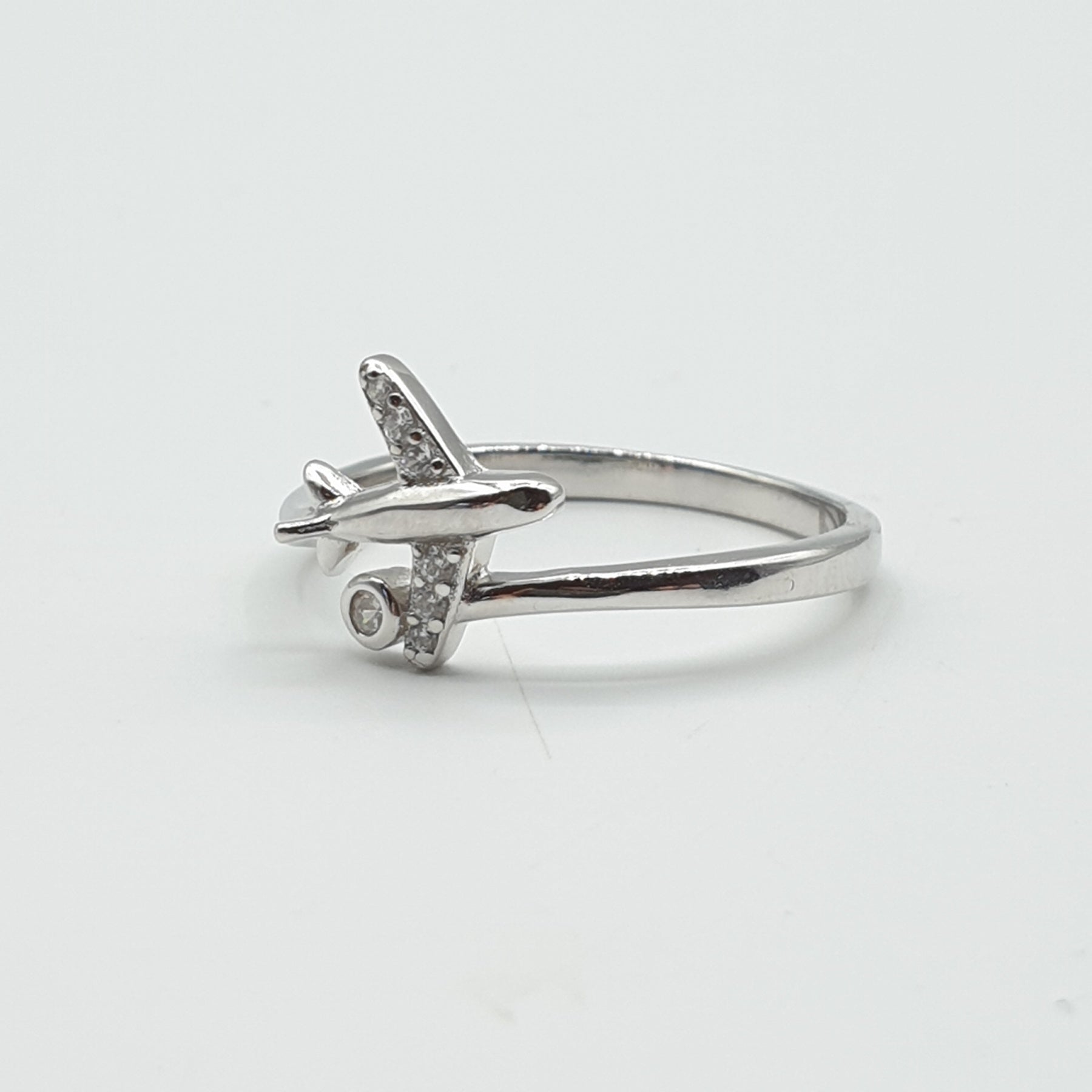 Bague Argent Rhodié Garanti the plane