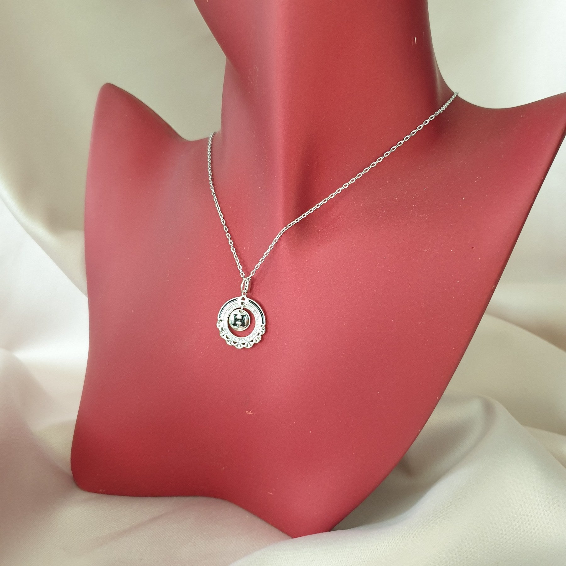 Collier argent Rhodié Garanti herm  tendance 2022 soldeargent - 40%