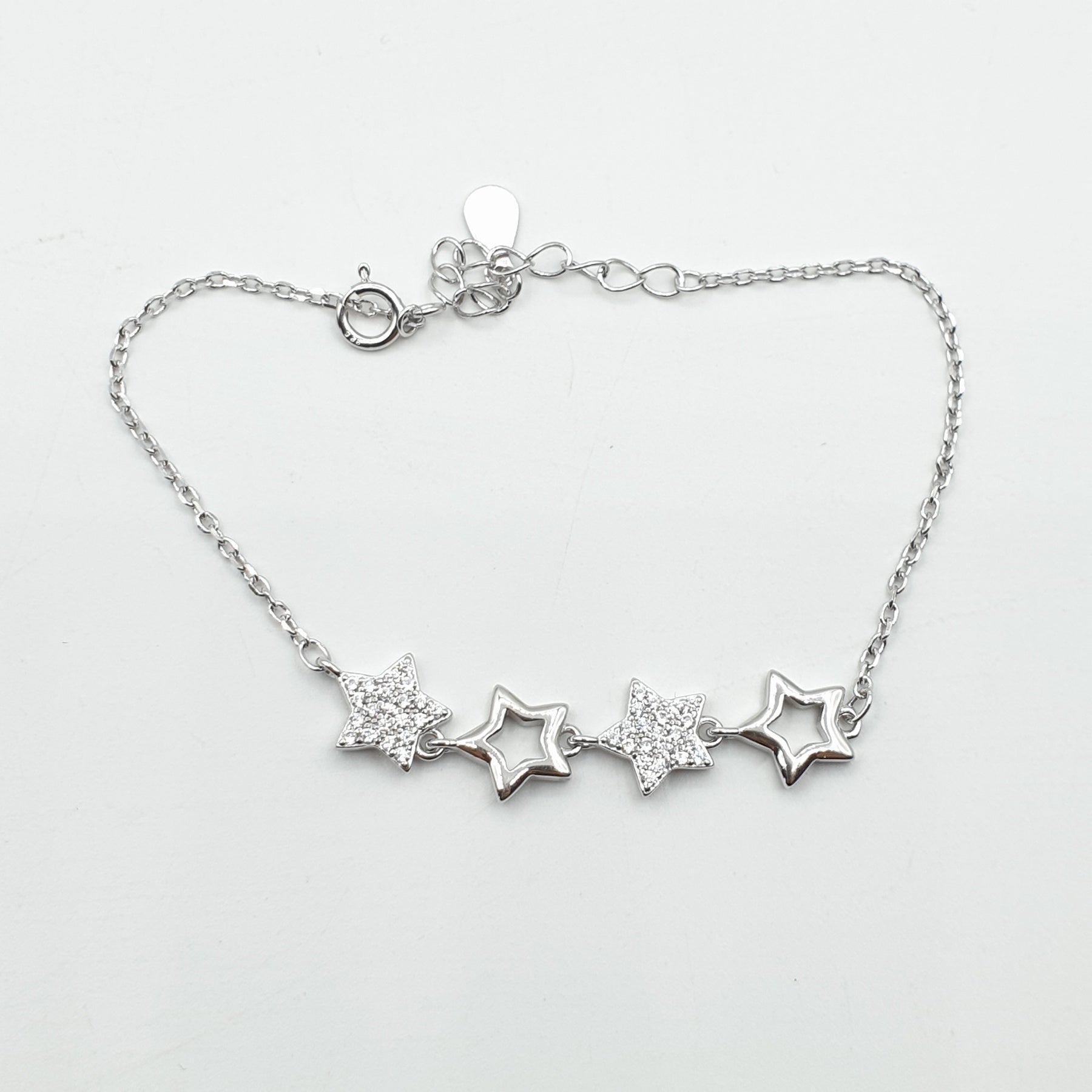 Gourmette Argent Rhodié Garanti 4 étoiles 🌟 🌟 🌟 🌟