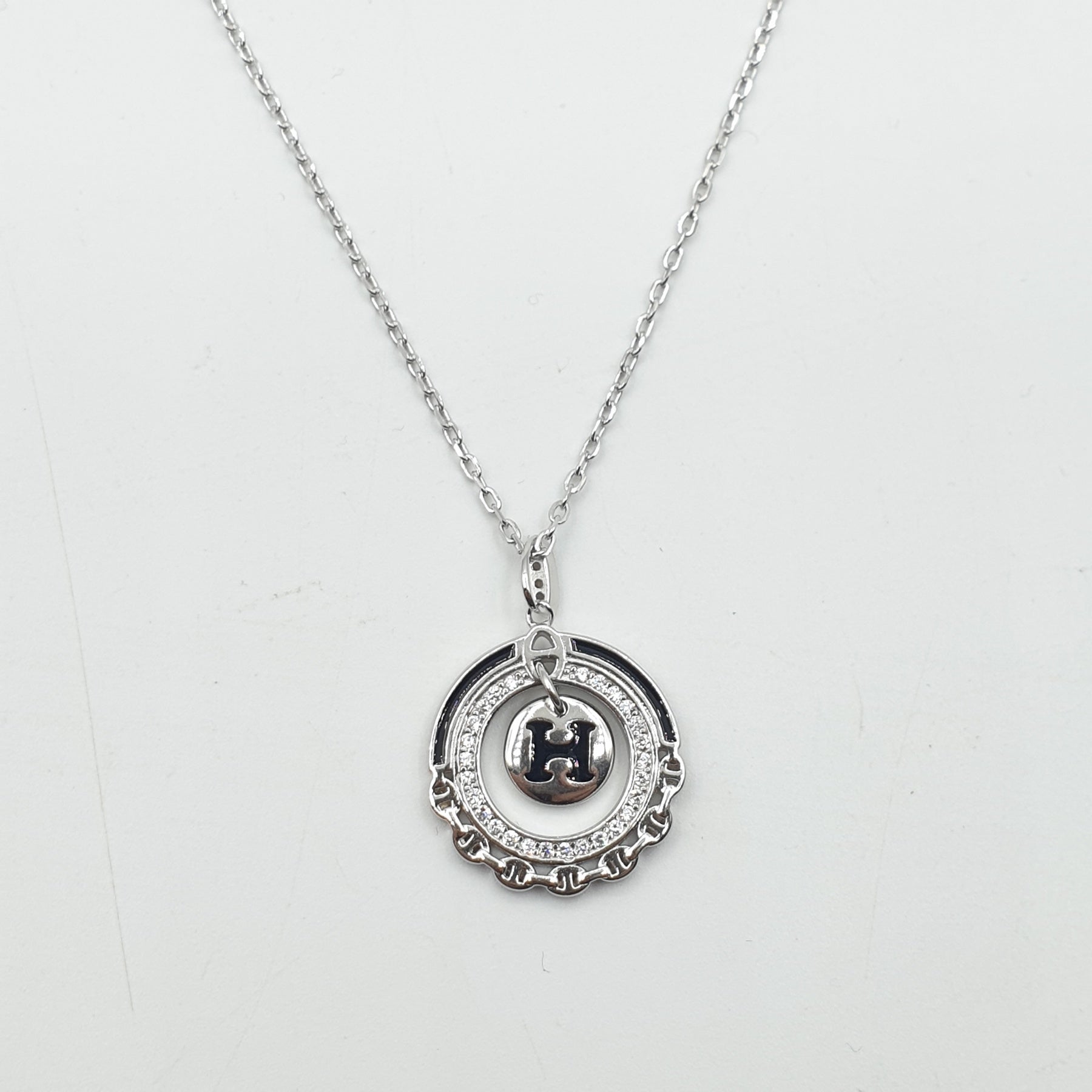 Collier argent Rhodié Garanti herm  tendance 2022 soldeargent - 40%