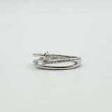 Bague Argent Rhodié Garanti clou simple soldeargent - 40%
