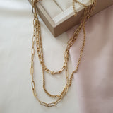 Collier acier inoxydable 3 lignes style k