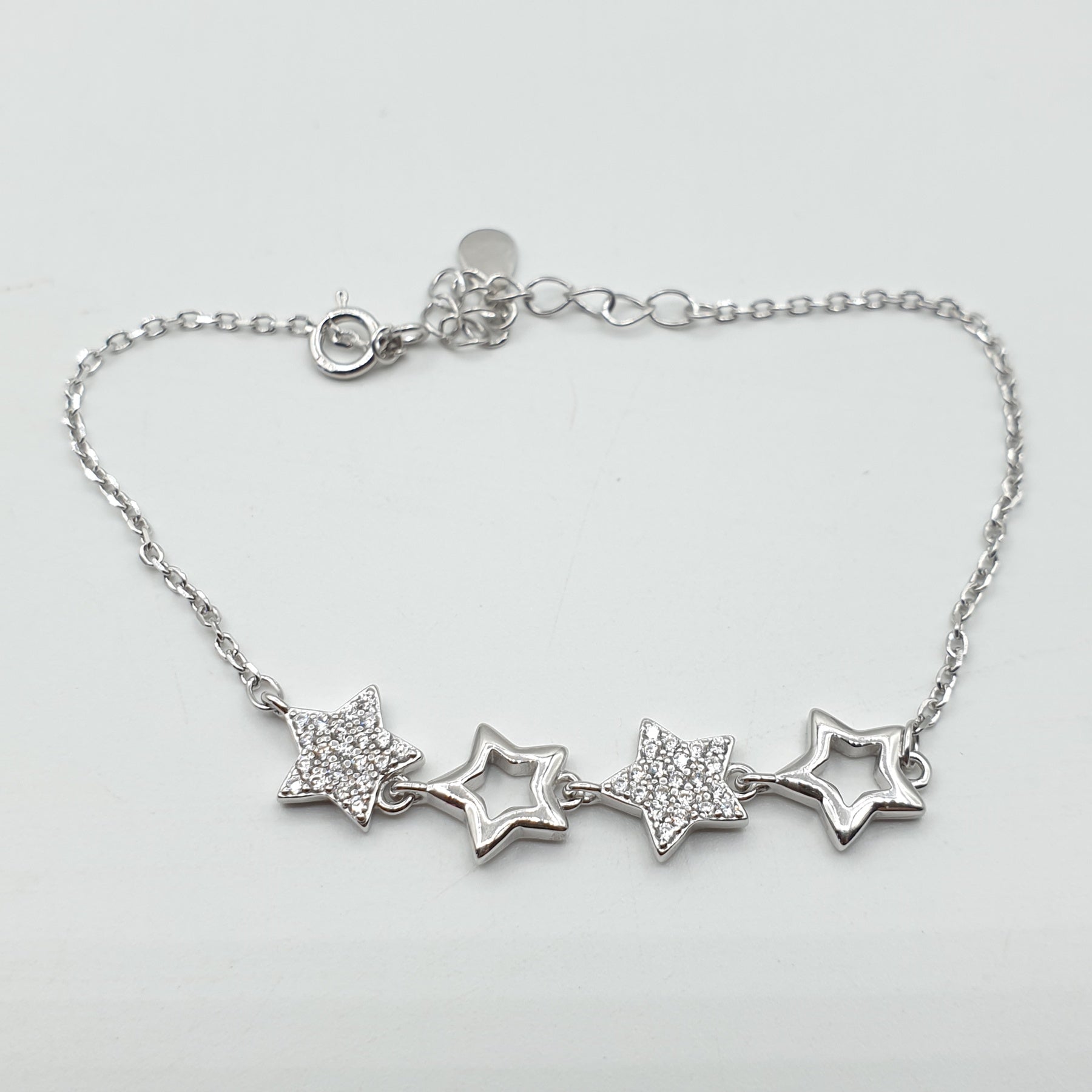 Gourmette Argent Rhodié Garanti 4 étoiles 🌟 🌟 🌟 🌟