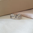 Bague Argent Rhodié Garanti tif tendance grain de café