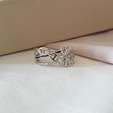 Bague Argent Rhodié Garanti tif tendance grain de café