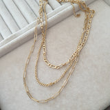 Collier acier inoxydable 3 lignes style k