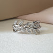 Bague Argent Rhodié Garanti la tige tendance