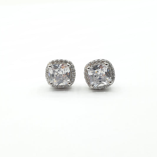 Boucle d'oreille argent Rhodié garanti le carré