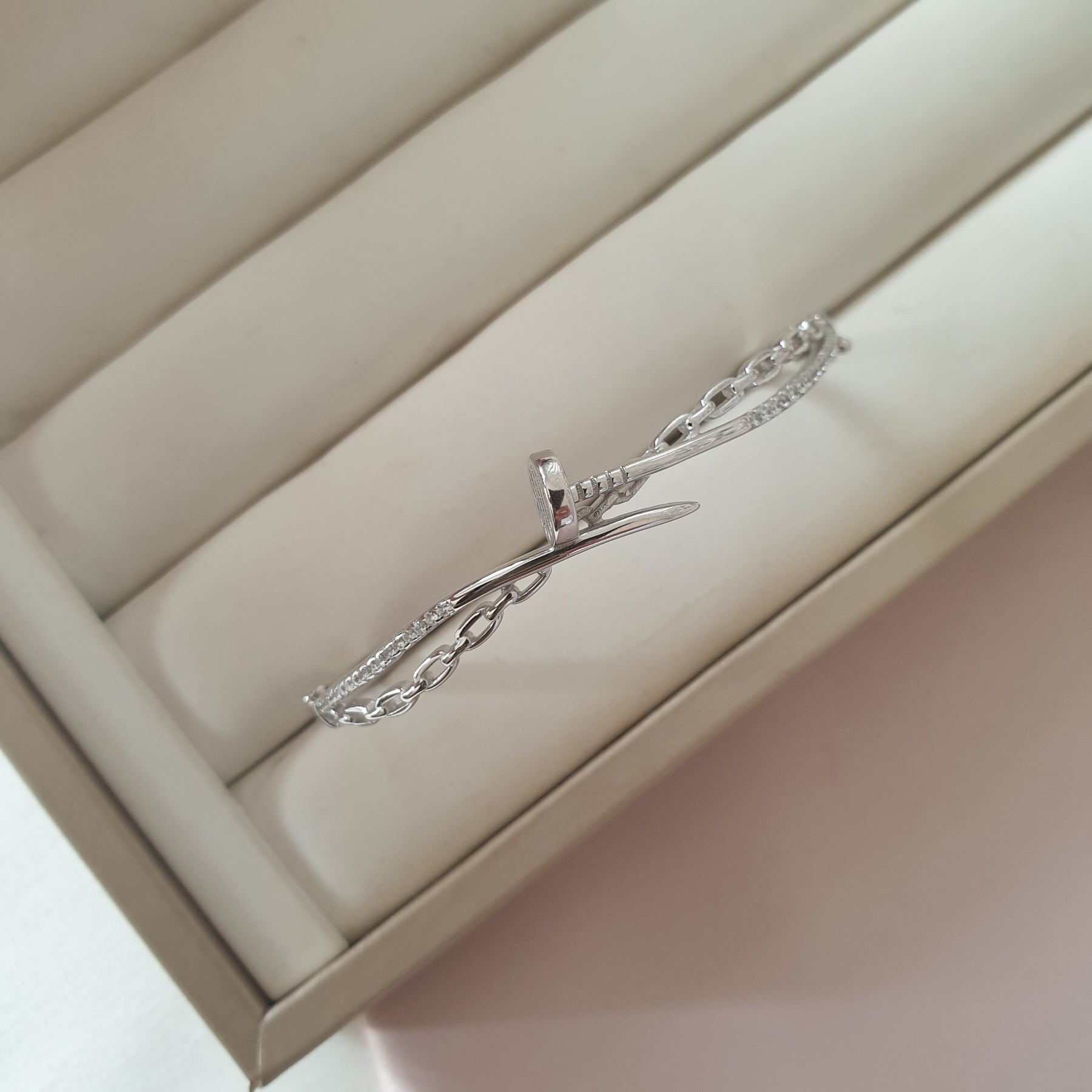 Bracelet argent Rhodié garanti mesmare bulg
