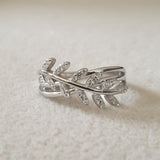 Bague Argent Rhodié Garanti la tige tendance