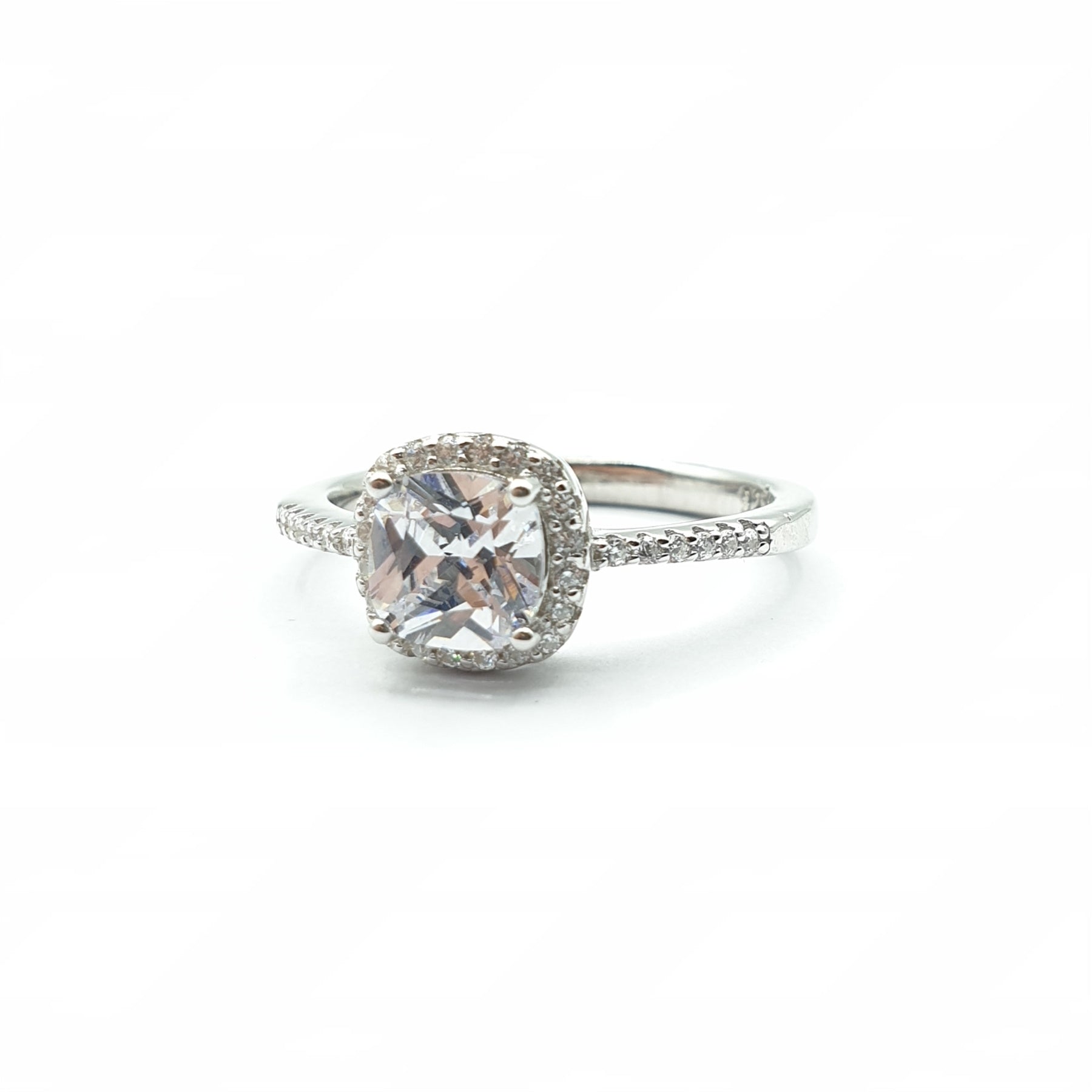 Bague Argent Rhodié Garanti le carré