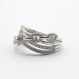 Bague Argent Rhodié Garanti modèle tif tendance 4 soldeargent - 40%