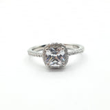 Bague Argent Rhodié Garanti le carré