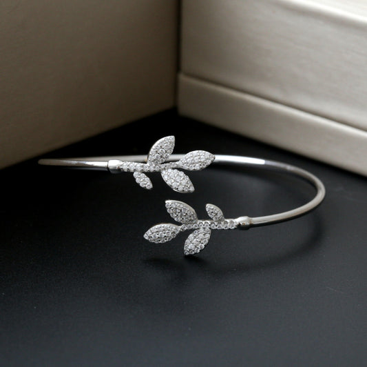 Bracelet Argent Rhodié garanti soldeargent - 40% césar tige