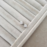 Boucle d'oreille argent Rhodié garanti the stone