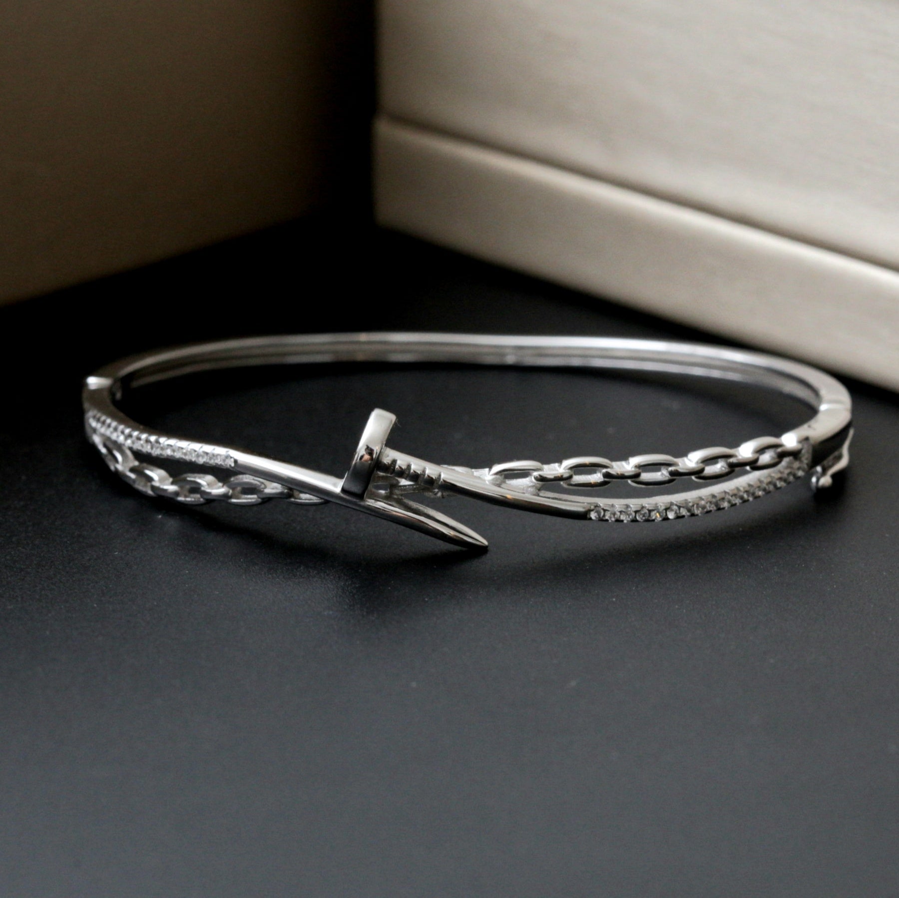 Bracelet argent Rhodié garanti mesmare bulg