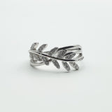 Bague Argent Rhodié Garanti la tige tendance