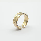 Bague acier garanti inoxydable anneau tendance ouvert ajustable
