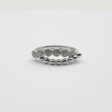 خاتم فضة مطلي روديوم مكفول نادين ساليرجنت - 40%