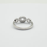 Bague Argent Rhodié Garanti europe soldeargent - 40%