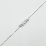 Gourmette Argent Rhodié Garanti zigzag