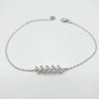 Gourmette Argent Rhodié Garanti zigzag