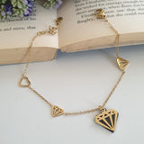Gourmette acier inoxydable the stone