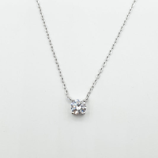 Collier Argent Rhodié Garanti la pierre