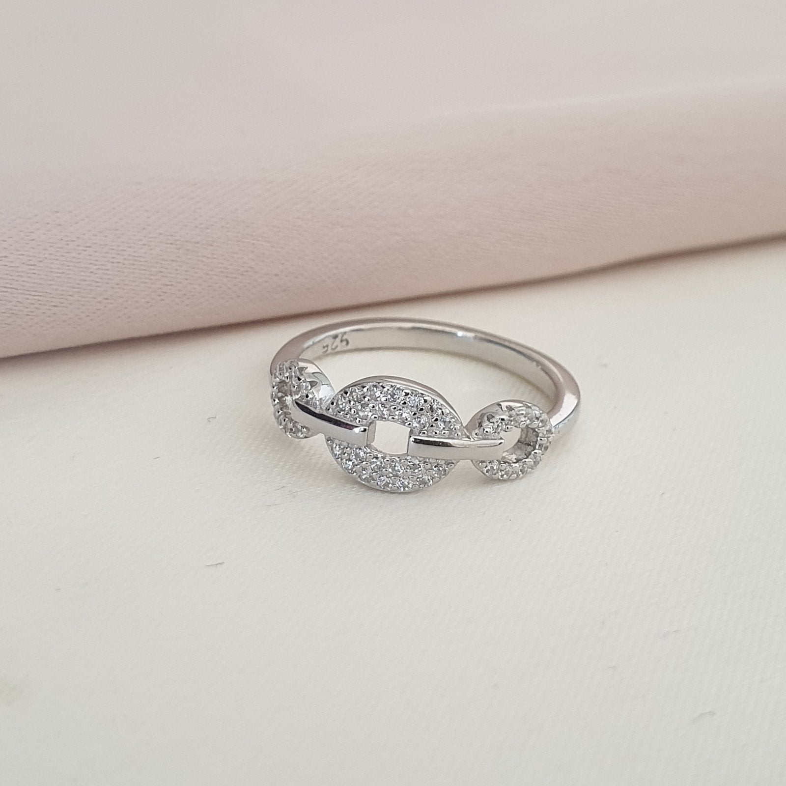 Bague Argent Rhodié Garanti europe soldeargent - 40%
