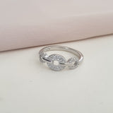 Bague Argent Rhodié Garanti europe soldeargent - 40%