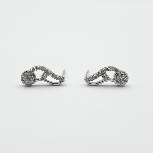 Boucles d'oreilles en Argent Rhodié Garanti classique soldeargent - 40%