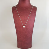 Collier Argent Rhodié Garanti la pierre