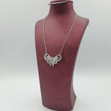 Collier Argent Rhodié Garanti gros papillon 🦋
