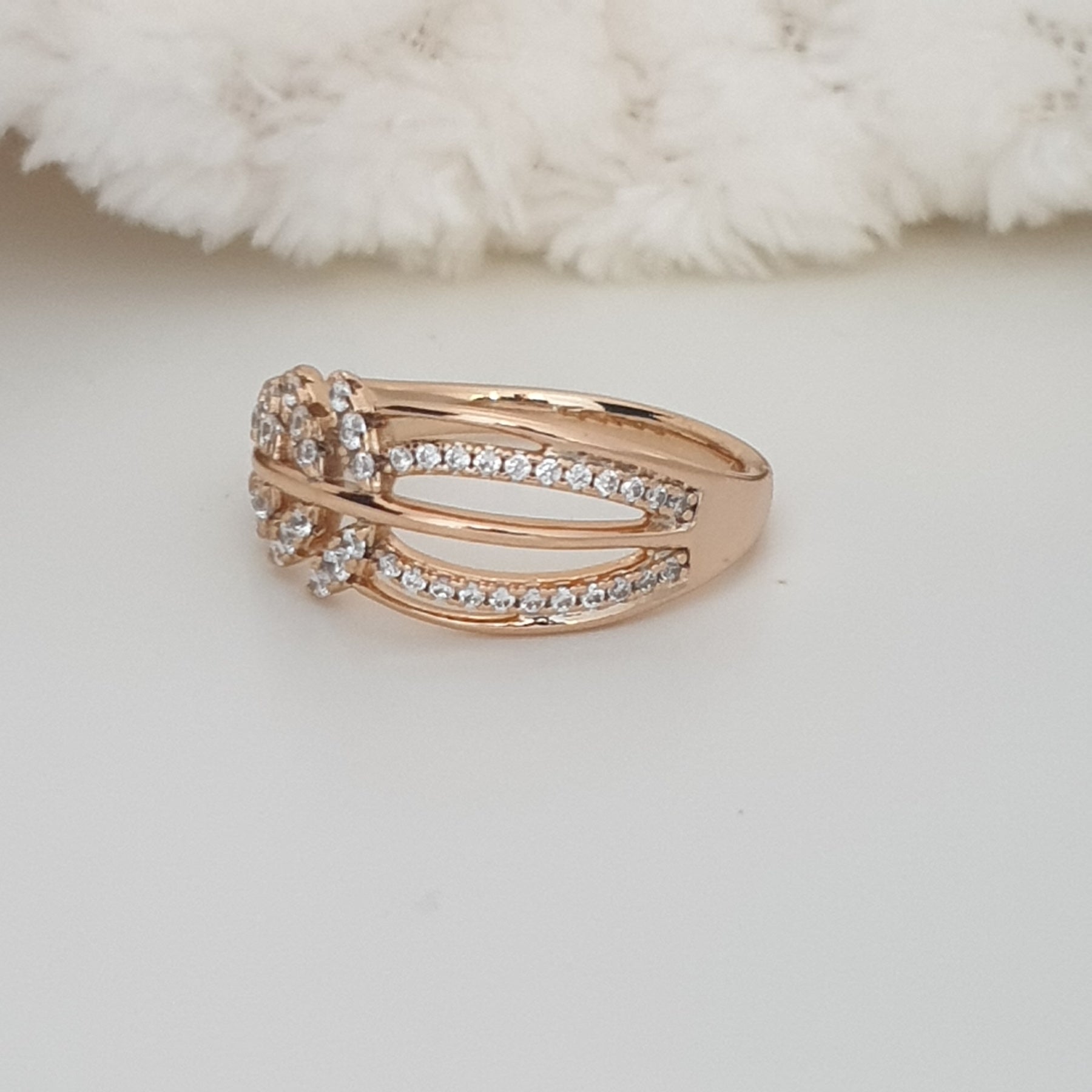 Bague xp tendance Plaqué or Xuping palmier