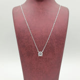 Collier Argent Rhodié Garanti la pierre
