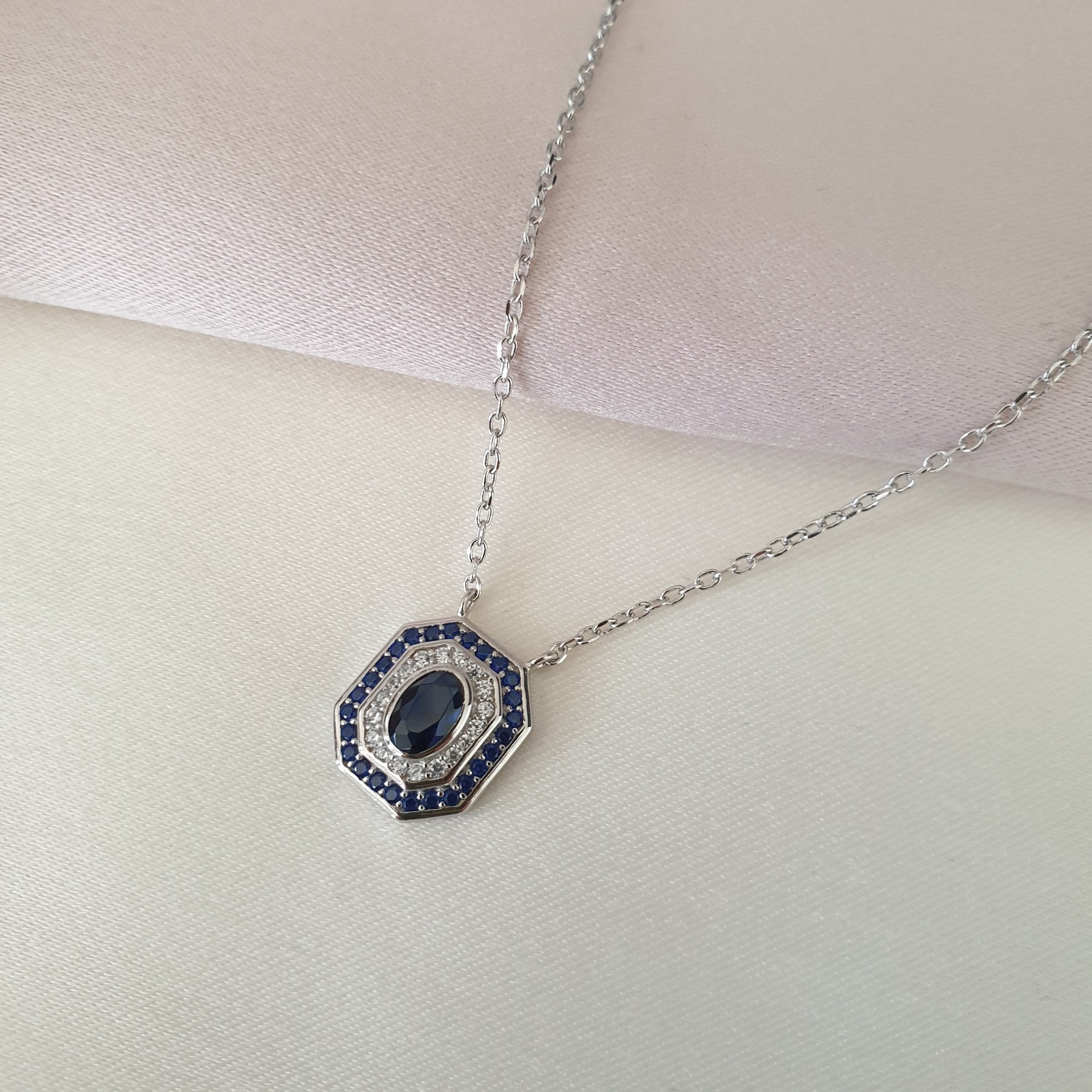 Collier Argent Rhodié Garanti  zephir