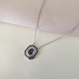Collier Argent Rhodié Garanti  zephir