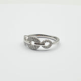 Bague Argent Rhodié Garanti europe soldeargent - 40%