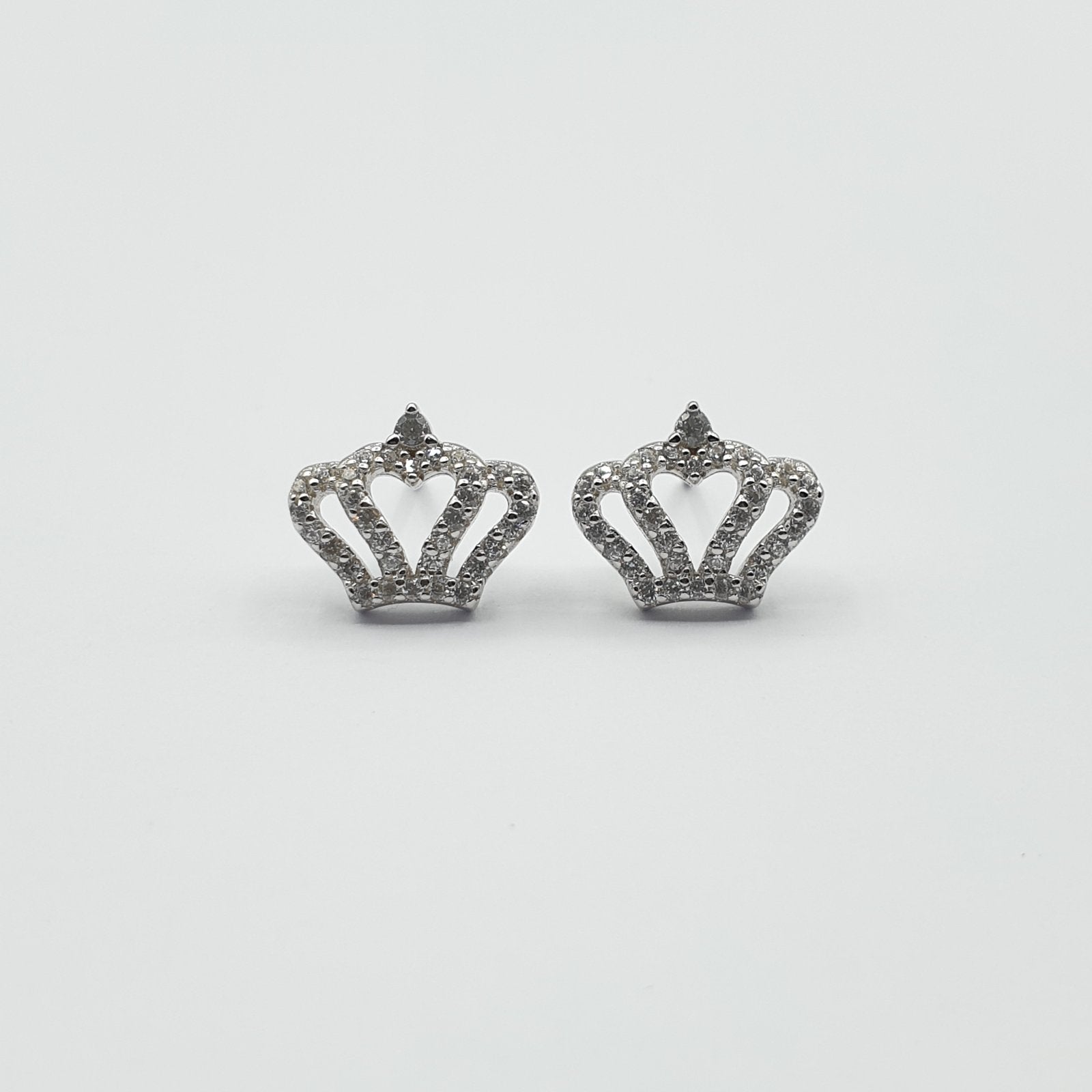 Boucle d'oreille argent Rhodié garanti the crown soldeargent - 40%