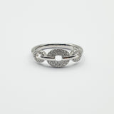 Bague Argent Rhodié Garanti europe soldeargent - 40%