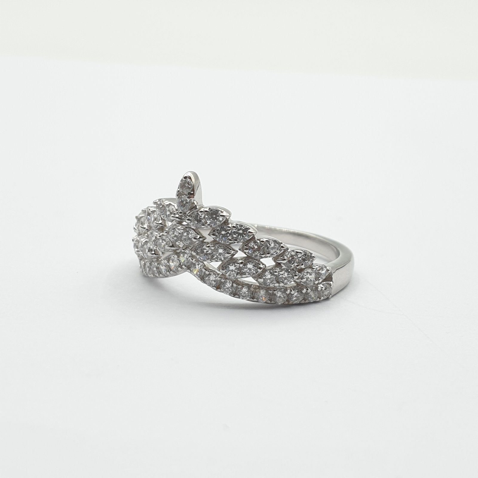Bague Argent Rhodié garanti toit soldeargent - 40%