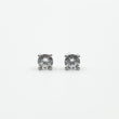 Boucles d'oreilles Argent Rhodié Garanti  une pierre