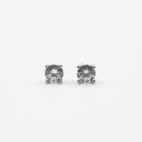 Boucles d'oreilles Argent Rhodié Garanti  une pierre