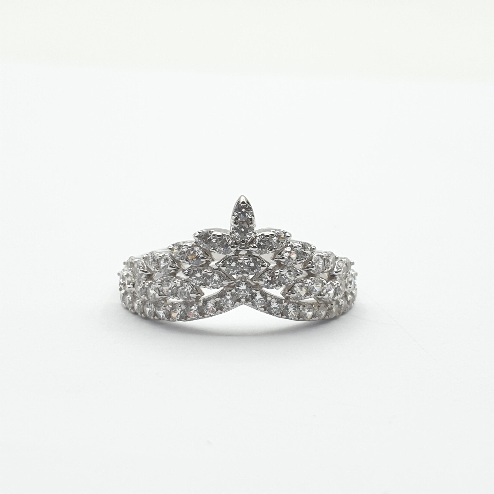 Bague Argent Rhodié garanti toit soldeargent - 40%