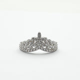 Bague Argent Rhodié garanti toit soldeargent - 40%