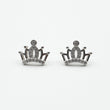 Boucles d'oreilles Argent Rhodié Garanti   التاج